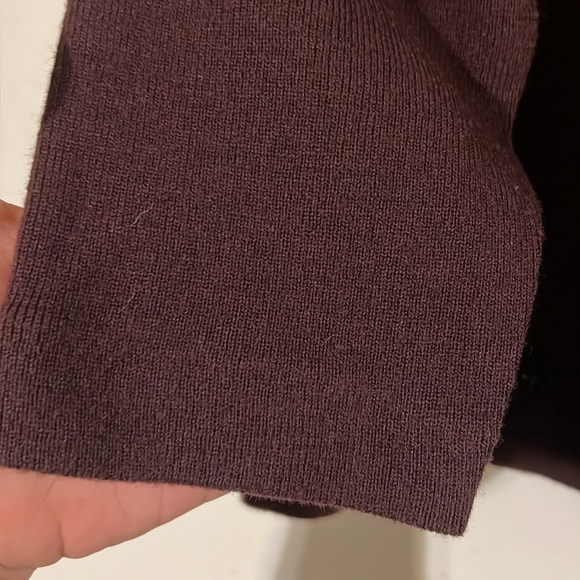 Silk Club deep purple beaded cardigan - Picture 4 of 10